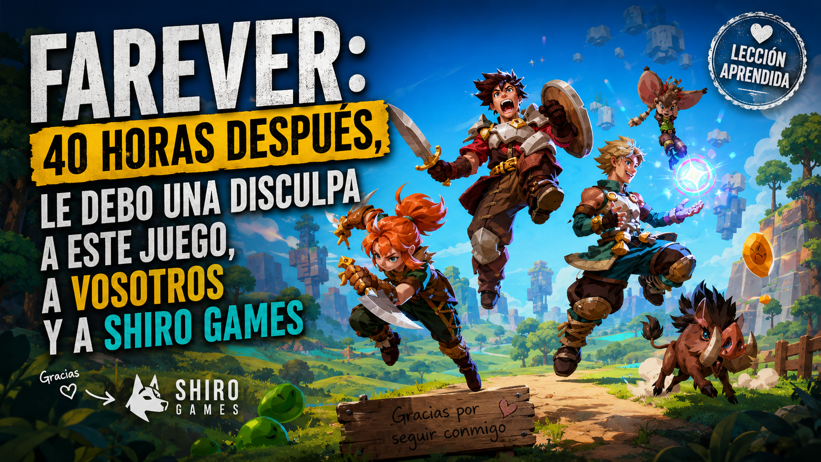 Farever: 40 horas después, le debo una disculpa a este&nbsp;juego