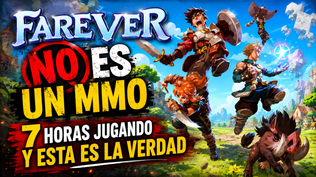Farever — El nuevo RPG cooperativo,  NO es un&nbsp;MMO.