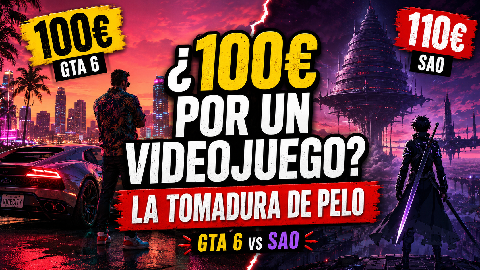 ¿100€ por un videojuego? GTA 6, SAO y la gran tomadura de pelo de los&nbsp;precios