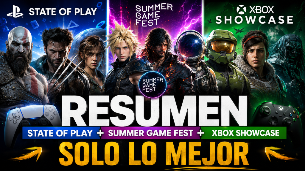 Resumen de la semana gaming 2026: State of Play, Summer Game Fest y Xbox Showcase | Lo que DE VERDAD merece la&nbsp;pena