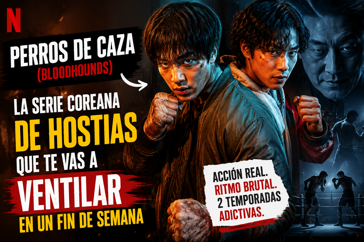 Perros de caza (Bloodhounds): la serie coreana de hostias que te vas a ventilar en un fin de&nbsp;semana