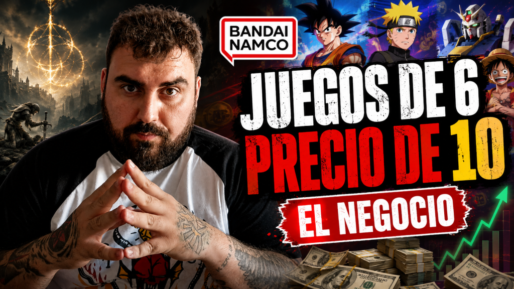 Bandai Namco y el negocio de vender juegos de 6 a precio de&nbsp;10